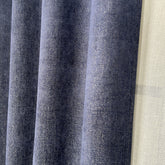 ORVELLA Curtains – Custom Velvet Effect Drapes with Elegant Shimmer – Navy Blue